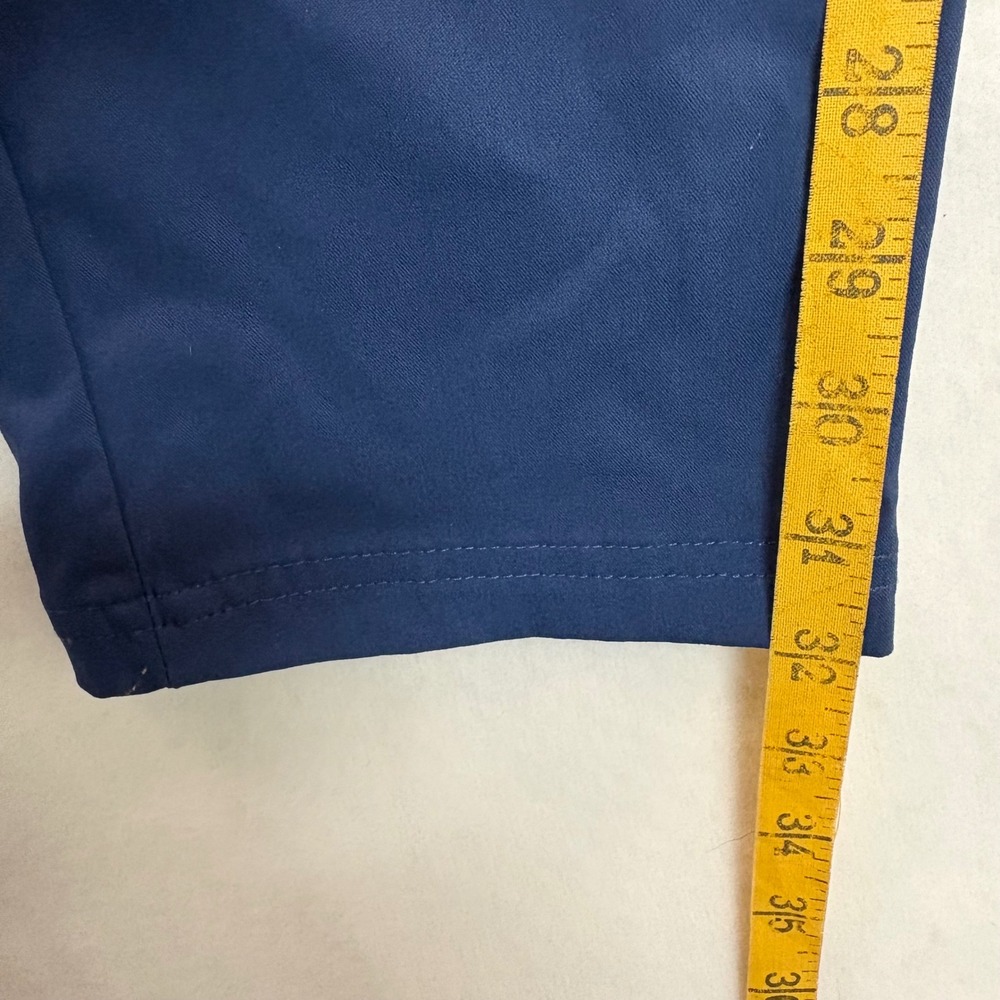Adidas Mens Golf Pants Blue 32x32 Stretch Performance 5-Pocket Straight Leg - Picture 5 of 7
